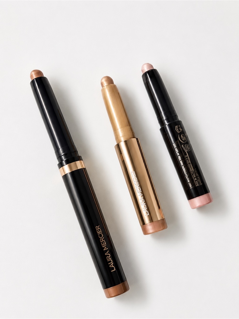 laura mercier Shimmer Sticks Trio — Bronze, Gold & Pink Pearl